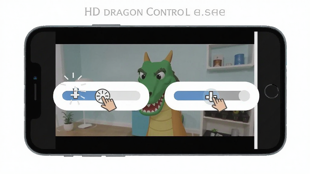 һ��չʾHD dragon���ƿ��ƹ��ܵ�ʾ��ͼ����������Ϊ�ֻ�����������Ƶ����Ļ�ϵ�����ʾ���ȵ��ں��������ڵĻ���ͼ�꣬��������Ƶ����Ϊ�����������ף��Ű�����ֱ�ۣ�����ƽ����ѧͼʾ��ϸ���ϻ��������ָ���ʾ�⣬���ʸɾ�����������Ԫ��