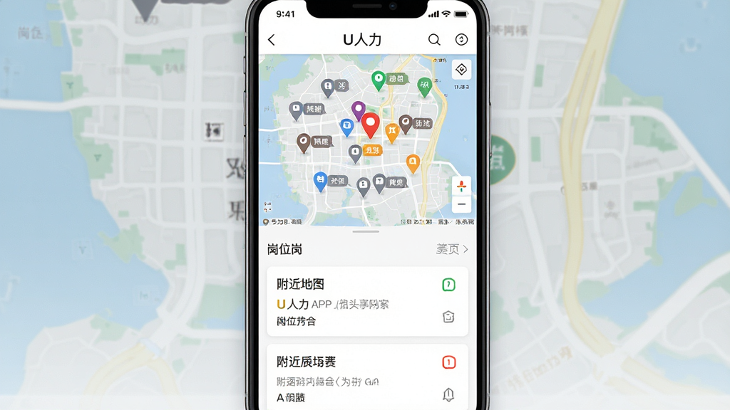 һ���ֻ�Ӧ�ù���չʾͼ����������ΪU����APP�ĸ�����λ��ͼ���棬����Ϊ�ϰ벿�ֵ�ͼչʾ��λ�ֲ���ǵ㣬�°벿��Ϊ��λ�б���Ƭ���Ű����½ṹ�����������ˬ������ϸ���ϵ�ͼ��ǵ��ò�ͬ��ɫ���ָ�λ���͡���Ƭ��Ϣ��η��������ʸ��壬����ɾ��޶���Ԫ��