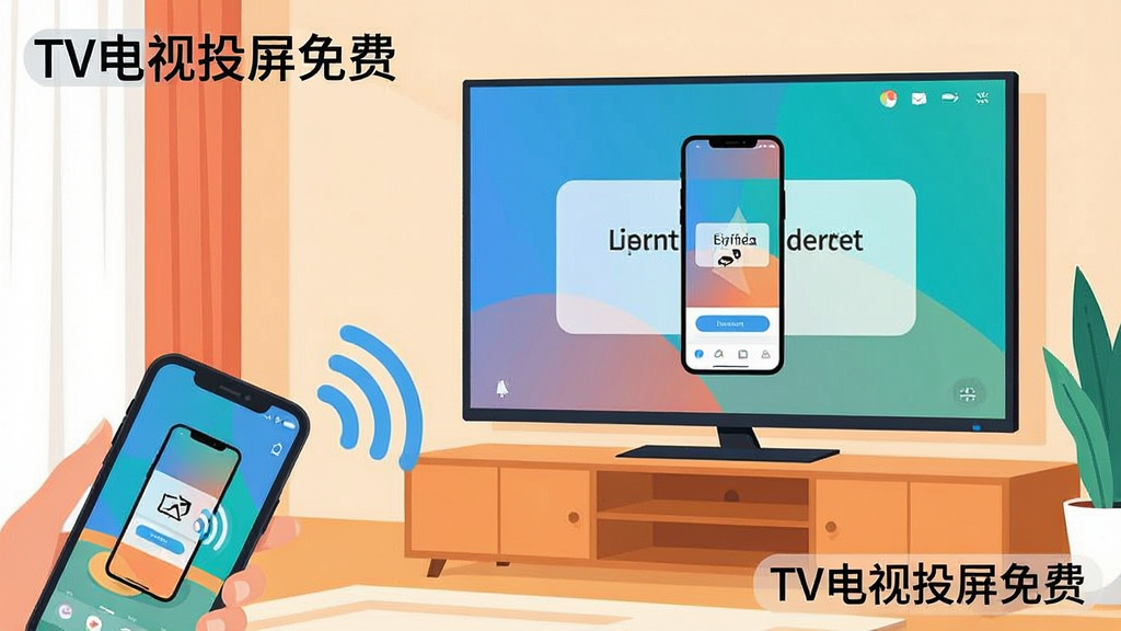 һ��չʾ��ͥ���������Ĳ廭������������һ̨����Ļ���ܵ��ӣ�������Ļ����ʾ���ֻ�Ͷ���ɹ�����ʾ���棬�Ա�һ�������ֻ���ͨ�������źŽ����洫�䵽�����ϣ��ֻ���Ļ�͵�����Ļ����һ�£����������