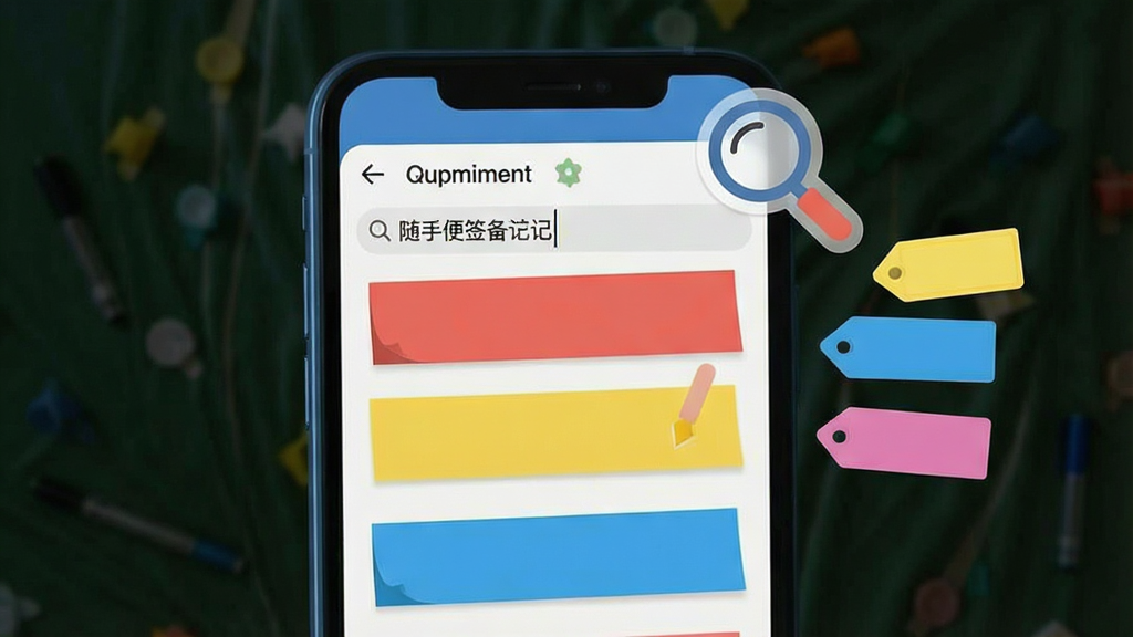 һ��չʾ��ǩ�������������ܵ�ʾ��ͼ���������ֻ���Ļ��ʾ�����ֱ�ǩ�����ǡ��ı�ǩɸѡ���棬��Ļ���к������ɫ��ǩ���������У��������������й����˸���Ա�Ư���ŷŴ�ͼ��ͼ�����ɫ��ǩ��ֽ���������ִ���ƽ����ɫ���죬���ʸɾ��������޶���Ԫ��