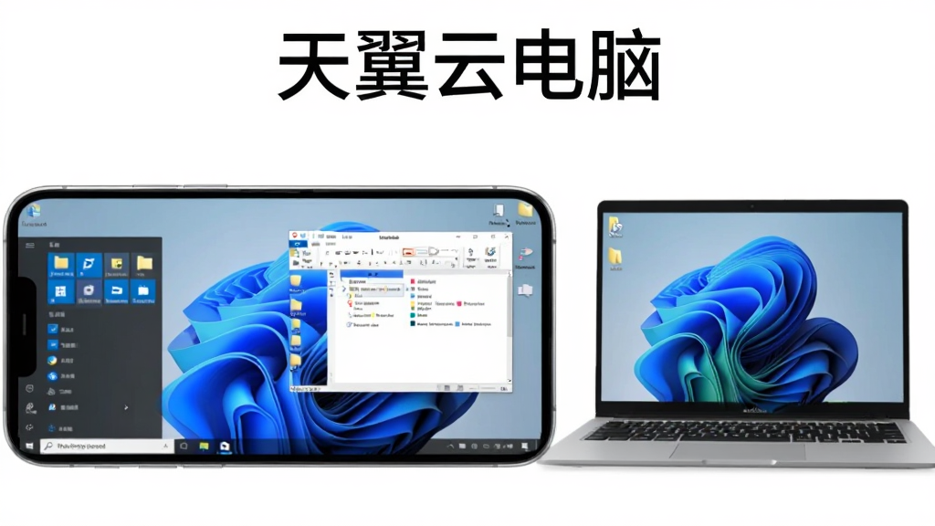 �����Ƶ����ƶ�Windows���湦��չʾ����������Ϊһ���ֻ�������ʾ����Windows������棬��Ļ���п�ʼ�˵����ļ���ͼ��Ͱ칫�������ڣ��ֻ��Ա���һ̨�򿪵ıʼǱ�������Ϊ���գ�������ע