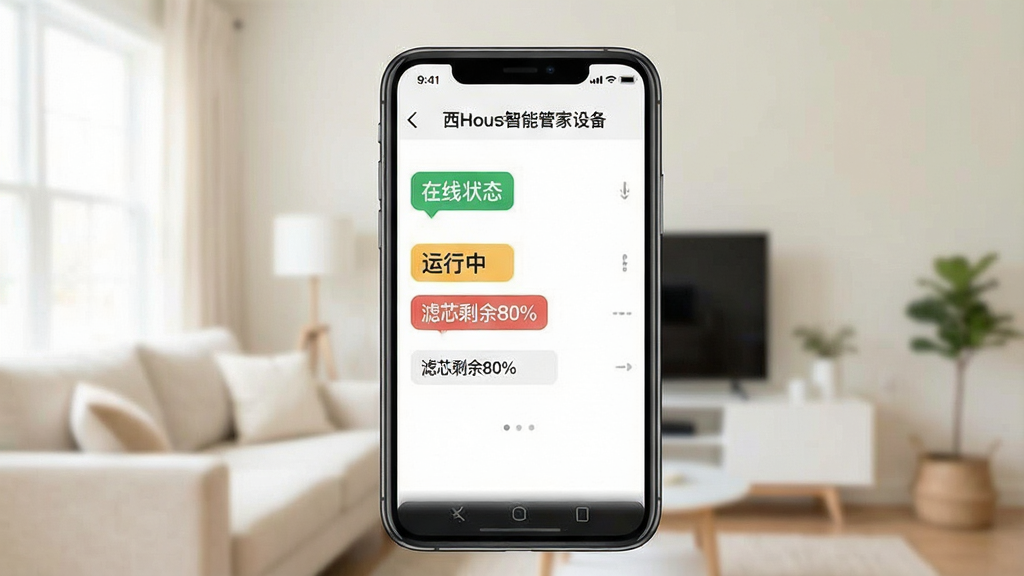 һ��չʾ�������ܹܼ��豸״̬���������ͼƬ���ֻ���Ļ����ʾĳ���豸������ҳ��ҳ�����С�����״̬���������С�����оʣ��80%������Ϣ��ǩ���������࣬����ƽ��������Ϊǳɫ�Ҿӻ�����ϸ�����������ʸɾ����޶���Ԫ��