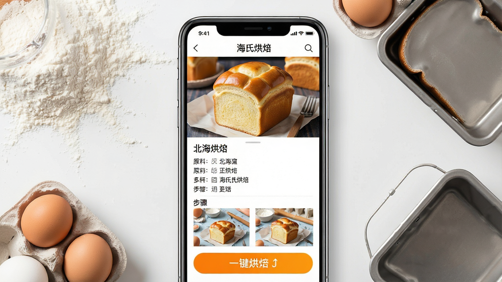 һ��չʾ���Ϻ決����ʳ�׹��ܵ�ͼƬ���������ֻ���Ļ�ϵ�ʳ������ҳ��ҳ���Ϸ���һ�����˵ı�������˾��Ʒͼ���·���������ԭ���б��Ͳ���ͼ�ġ��������ֻ����У���Χɢ������ۡ���������˾ģ�ߵȺ決Ԫ����Ϊװ�Ρ��Ű������ˣ����Ϊ���µ���ʳ��־�磬ϸ���ϡ�һ���決����ť����ɫͻ��������ϸ����ʳ�����޶���Ԫ�ء�