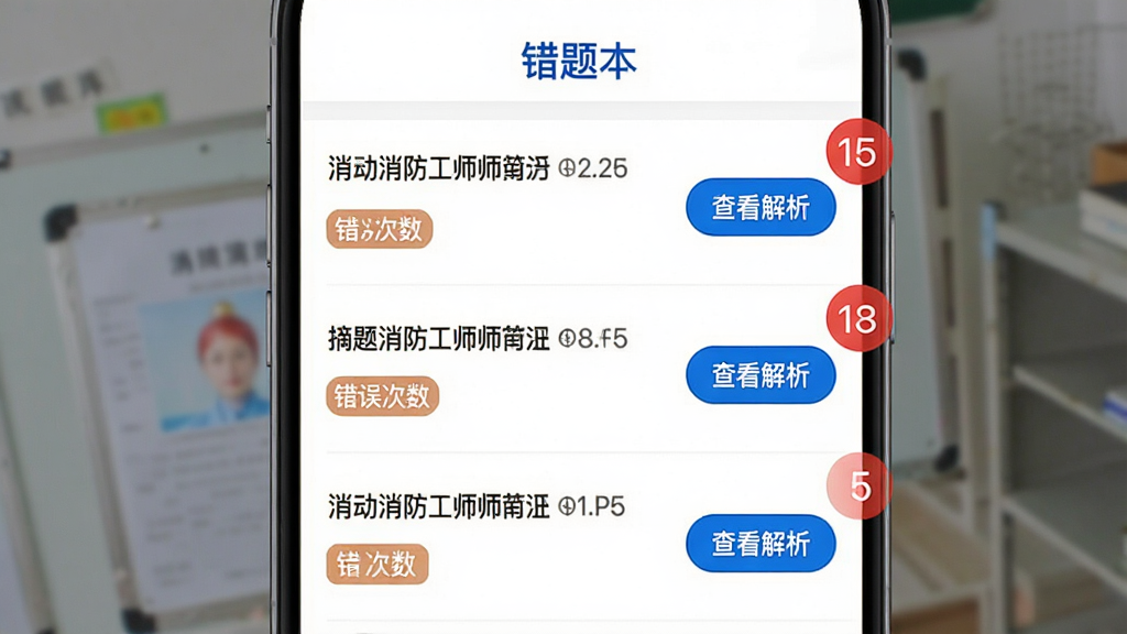 ע����������ʦˢ���APP�Ĵ��Ȿ���棬��Ļ�Ϸ���ʾ�����Ȿ�������֣��·��б�չʾ���������Ŀ��ÿ��������ĿժҪ�����������ǩ�͡��鿴��������ť���Ҳ��к�ɫ���ֽǱ���ʾ�����������������࣬�׵����֣��б��������룬���ʸɾ�����