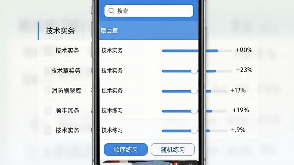 ע����������ʦˢ���APP�½���ϰ���棬��Ļ��ʾ������ʵ�񡱿�Ŀ�µ��½��б���ÿ���Ҳ��н���������ɰٷֱȣ������������򣬵ײ��С�˳����ϰ���������ϰ�������л���ť�������Ű����룬������ɫ�������ˬ�����ʸɾ��޶���װ��