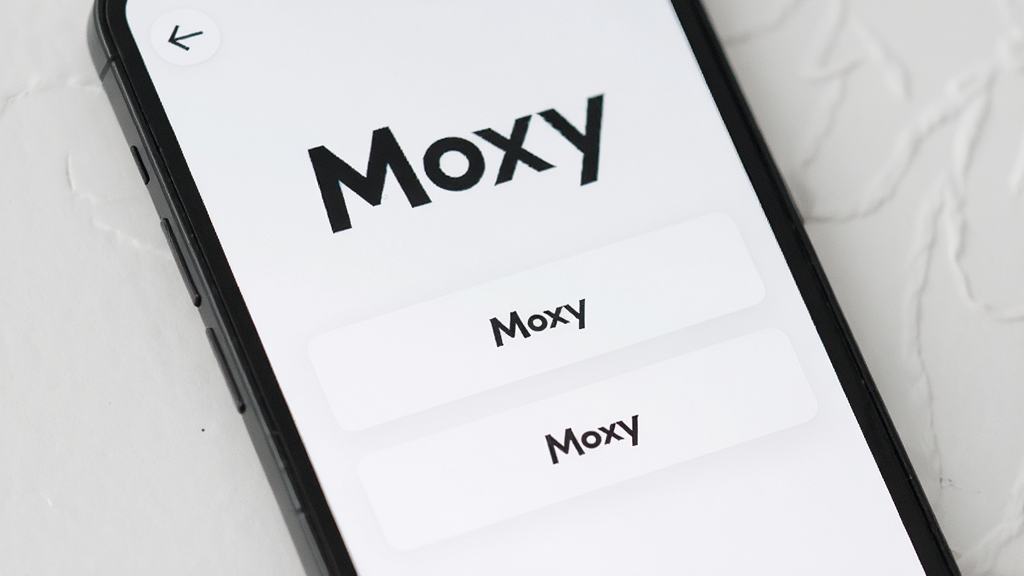 ��Moxy��Ӧ�ù��ܲ������棬����Ϊ�ֻ���Ļ��д�������а�����Moxy�������ͼ��Ĺ��ܰ�ť�����������������ˬ��ϸ�ڸɾ�������ϸ�壬������Ԫ��