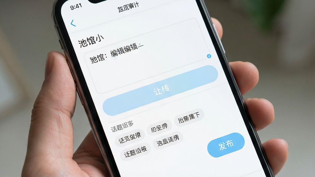 һ��չʾ���عݡ�APP�����༭�����ͼƬ������Ϊ�ֻ���Ļ��д����Ļ����ʾ����������ͼƬ�ϴ���ť���·��л����ǩѡ�����򣬽����԰�ɫΪ�ף���ťΪǳ��ɫԲ����ƣ��Ա��С���������ť��������ɾ����䣬���������ɶ�������ϸ�壬�������������Ԫ��