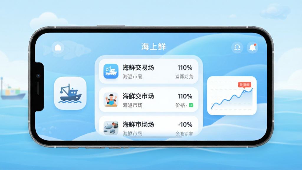 һ���ֻ���Ļչʾ������App�����棬���������Ǻ��ʽ����г��б���������洬ͼ�꣬�Ҳ��м۸�����Сͼ���������ǵ���ɫ���󽥱䣬�����ˬ�ִ���ϸ��Բ�󣬻��ʸɾ��޶���Ԫ��