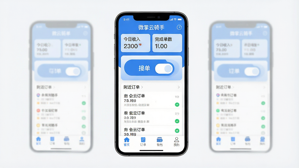 һ���ֻ�Ӧ�ý���չʾͼ�����������ǡ�΢�������֡�APP�������棬������ʾ�����������ɵ������м�����Ŀ�Ľӵ����ذ�ť�͸��������б����ײ��е�����������ҳ��������Ǯ�����ҵ��ĸ�ͼ�꣬�������������ɫ��������ִ�����ƽ����ƣ�ϸ��Բ�󣬻��ʸɾ��������޶���װ��Ԫ��