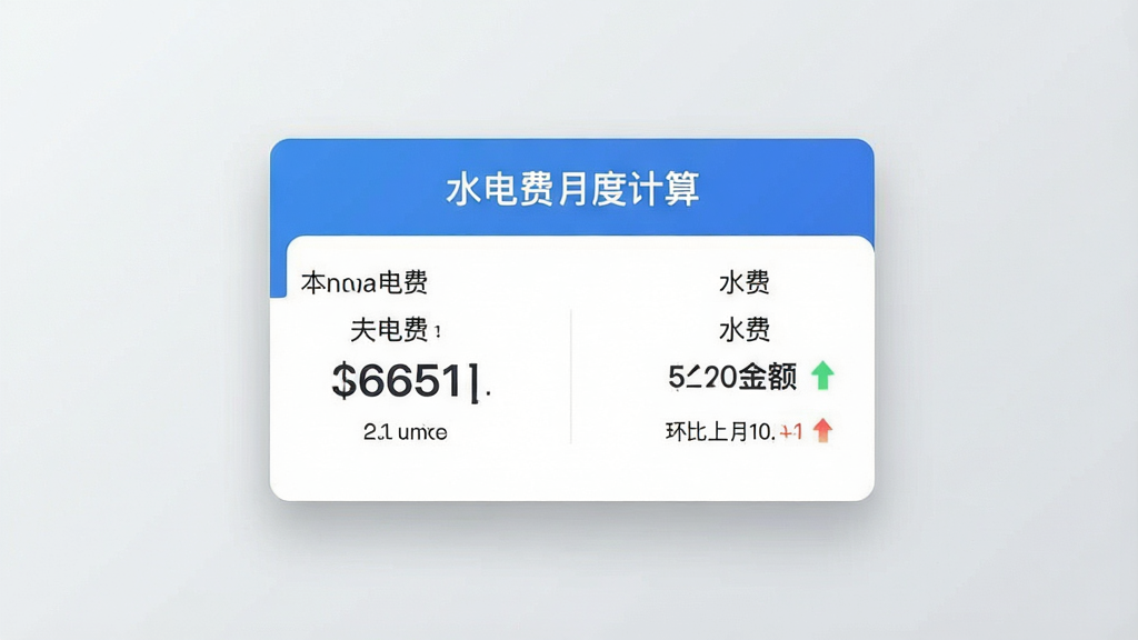 һ��AI���ɵĹ���չʾͼ�������С�ˮ����¶ȼ��㡱App���¶��˵�ҳ���Կ�Ƭ��ʽ����չʾ����Ƭ����ʾ���µ�ѡ�ˮ�ѡ��ϼƽ���Լ��������µ�������ͷ�������Ǽ���ǳ��ɫ���䣬��Ƭ����΢ͶӰ������ִ���ƽ�������������������ʸɾ���������װ��