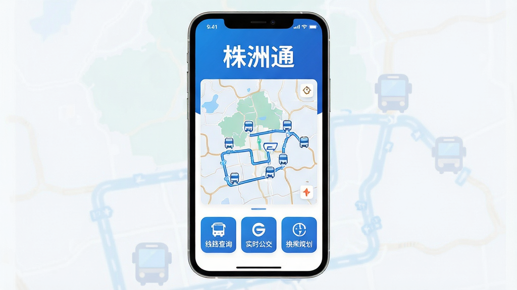 ����������һ�������ֻ�����չʾ������ͨ��APP�����棬�����Ϸ�����Ŀ�ġ�����ͨ�����ֱ�ʶ���м�������ʾ����������ͼ�ͼ���������·��ʵʱ����λ��ͼ�꣬�·���������·��ѯ��ʵʱ���������˹滮�ȹ��ܰ�ť�����岼���������򣬷��Ϊ�ִ���ƽ����ƣ�������ɫΪ����ϸ��Բ��ɾ������ʸ��壬�޶���Ԫ��