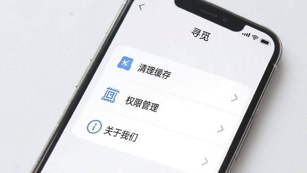 一张手机界面展示图,画面中一部手机屏幕显示