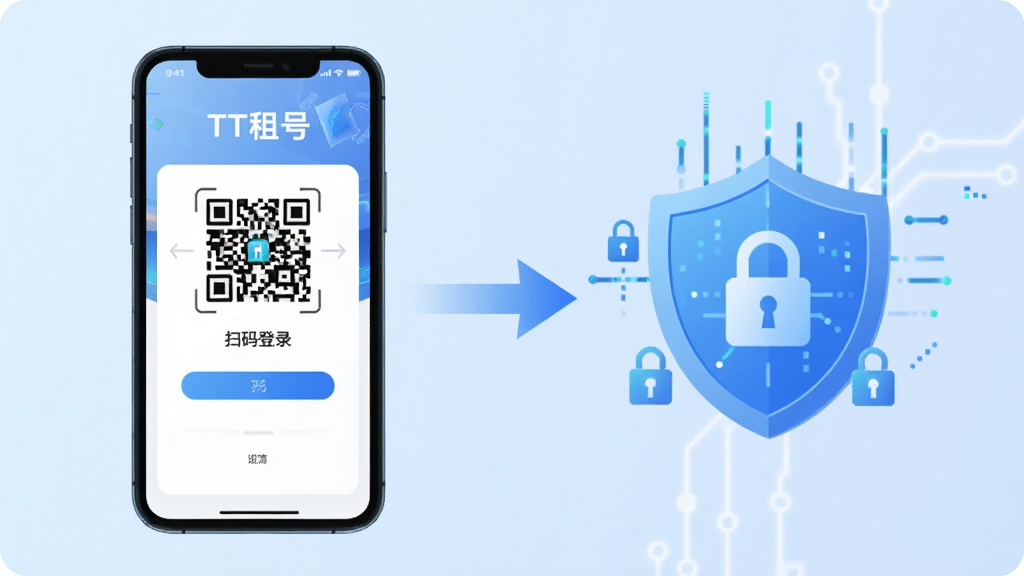 һ��չʾ��TT��š���ȫ��¼���̵�ʾ��ͼ������������ֻ���Ļ��ʾɨ���¼���棬�Ҳ��Ƕ���ͼ�������ݼ��ܷ��ţ��м��ü�ͷ���ӣ�����Ϊǳ��ɫ���䣬����ƽ���Ƽ��У�ϸ�ڸɾ����䣬��������������Ԫ��