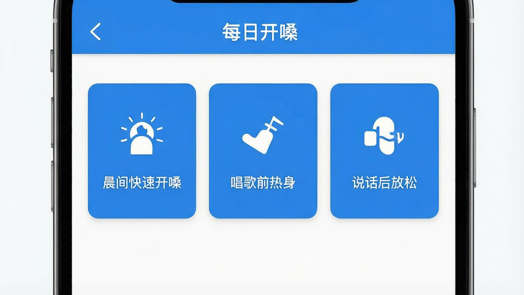 һ��չʾ��ÿ�տ�ɤ����������ѡ������ͼƬ���������ֻ���Ļ����ʾ��ÿ�տ�ɤ��App�ĳ���ģʽѡ��ҳ����Ļ���С�������ٿ�ɤ��������ǰ��������˵������ɡ���ѡ�Ƭ��ÿ����Ƭ���м���ͼ�꣬���岼��������������ɫ������ִ���ƽ�����ʸɾ����޶���Ԫ��