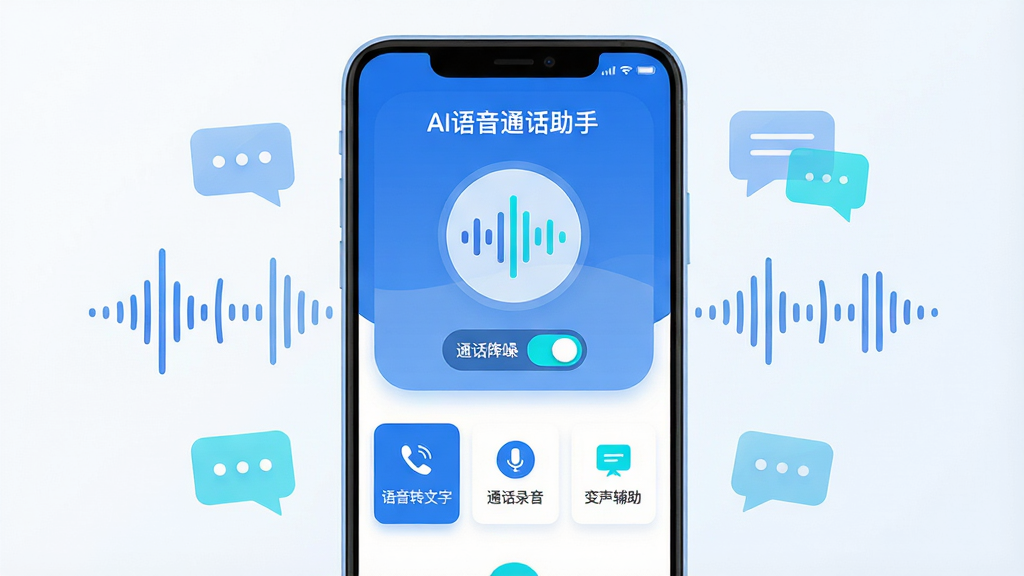 AI����ͨ������ ��������ȫòչʾͼ������������һ�����з��õİ�׿�ֻ����ֻ���Ļ������ʾAI����ͨ�����������棬���涥���С�AI����ͨ�����֡����ֱ�ʶ���м�����Ŀ����������ͼ���ͨ�����뿪�ذ�ť���·�����������ת���֡�ͨ��¼�������������������ܿ�Ƭ���ֻ���ΧƯ���ż������������ͶԻ�����ͼ�ꡣ����Ϊ���湹ͼ���ֻ�ռ������������֮�������Ϊ�ִ���ƽ���Ƽ��磬������ɫΪ������׺������ɫ�߹⡣ϸ�����ֻ��߿�Բ��ͼ�������ɾ�����������΢͸���ȡ����ʸ��壬�ɾ����޶���Ԫ�ء�