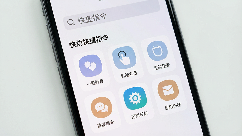 一张展示手机屏幕的图片,屏幕中央是