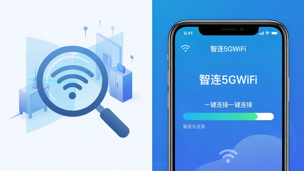 һ��չʾ������5GWiFi�������ڲ����ܽ����ʾ��ͼ�������Ϊ���������֣������һ���Ŵ�ͼ��ɨ����Χ�����ĳ�����֣��Ҳ����ֻ���Ļ��д����Ļ����ʾ������5GWiFi����������ִ��һ�����Ӳ���������������������������Ƽ�࣬����ɫ����ͻ���Ƽ��У�������ɾ����䣬����������