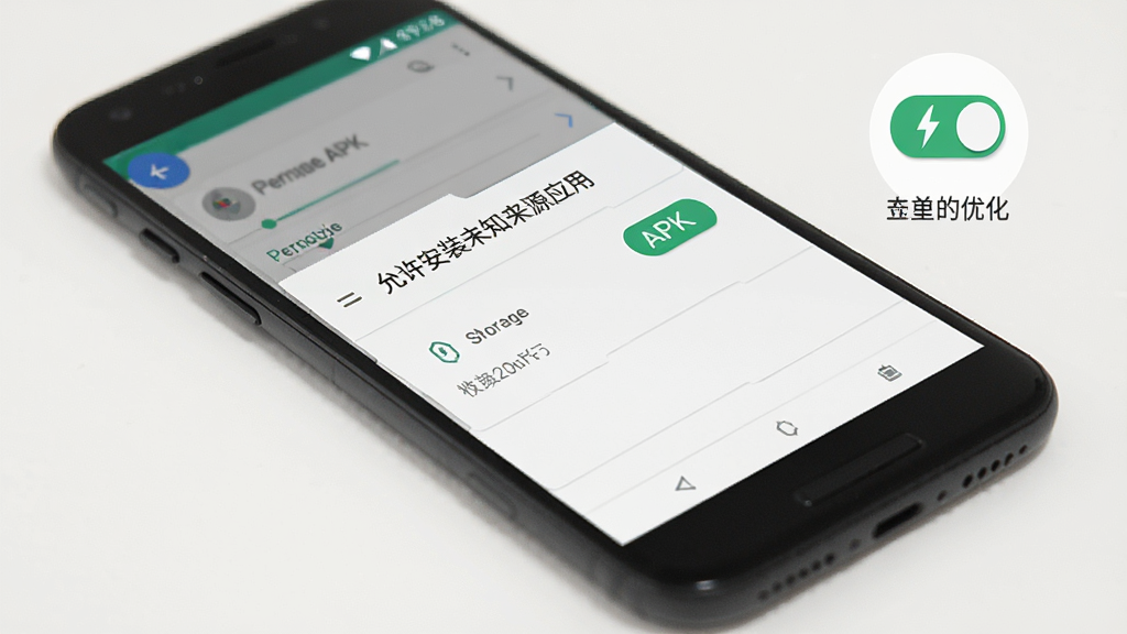 һ��չʾ��׿�ֻ���װAPK���̵Ľ���ʾ��ͼ���������ֻ���Ļ��ʾ