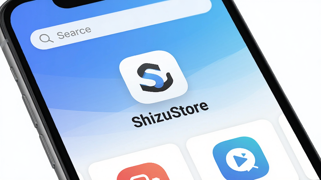 һ��չʾShizuStoreӦ���̵���������ֻ���Ļ��ͼ����������������logo������