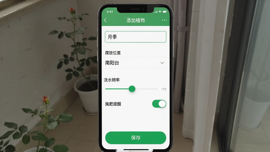 һ������App�����������ý�����ֻ���ͼ���������ֻ���Ļ��ʾ�š�����ֲ�ҳ�棬������ֲ������������¼������·��ǰڷ�λ��ѡ�����̨�����������ǽ�ˮƵ��ѡ�񻬿���ʩ�����ѿ��أ��ײ��ǡ����桱��ť��������ɫΪ�׵����֣������ֱ�ۣ����ʸɾ��޶���Ԫ��