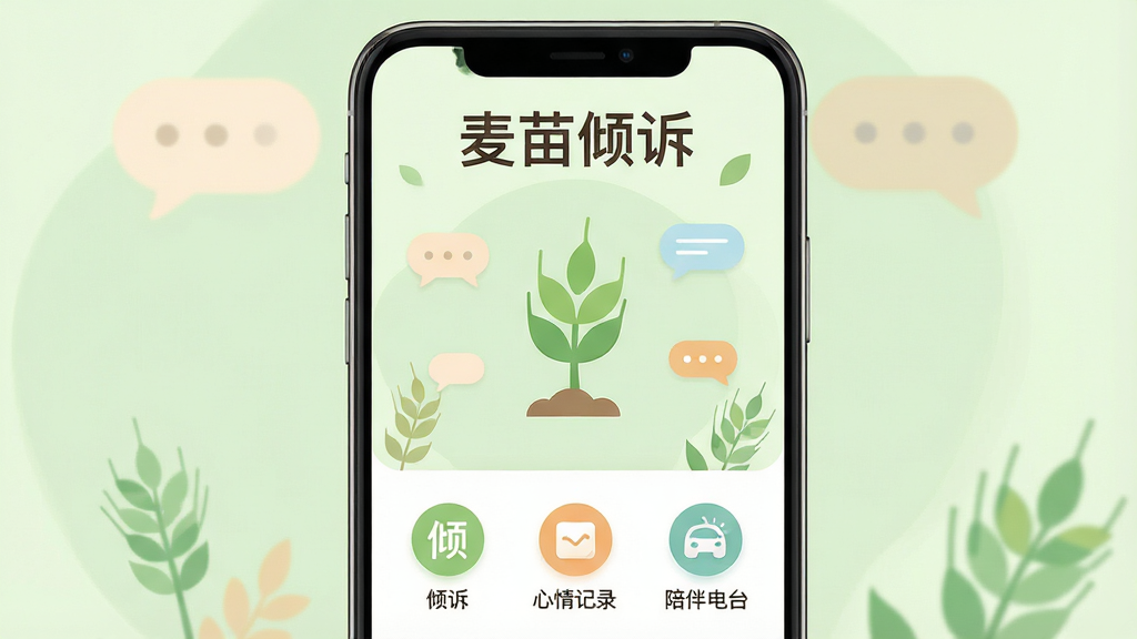 һ���ֻ�Ӧ�ý���չʾͼ��������������������App����ҳ�棬������ʾ���������ߡ��ĸ��֣��м���һ����ɫ����ͼ�������ǳ�̱������·����������ߡ������¼������̨����������ڣ���Χ��׺�ŵ�ɫ�Ի����ݺ�ҶƬԪ�أ�������������ů��ƽ�������ʸɾ��������޶���Ԫ�ء�