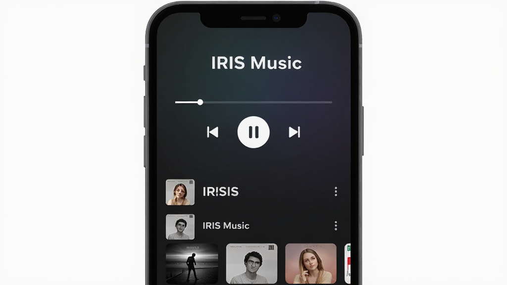 һ��չʾIRIS Music���ֲ�������������ֻ���ͼ�����������Ǽ��Ĳ��ſ������򣬶�����ʾIRIS Music����������Ϊ��ɫ�������·��Ǹ����б���ר����������ͼ�����岼����ˬ�ɾ����޹�浯��������������ϸ��Բ���ִ���ƽ����Ʒ��