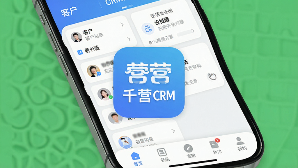 һ���ֻ�Ӧ�ý���չʾͼ�����������ǡ�ǧӪCRM��������ͼ��������棬���ְ����ͻ��б����������ѿ�Ƭ�͵ײ����������Ű�������������ִ���ƽ����ϸ��Բ�󣬻��ʸɾ��������޶���Ԫ��