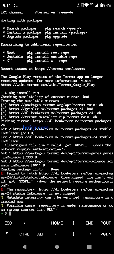 Termux��׿���ն�ģ����