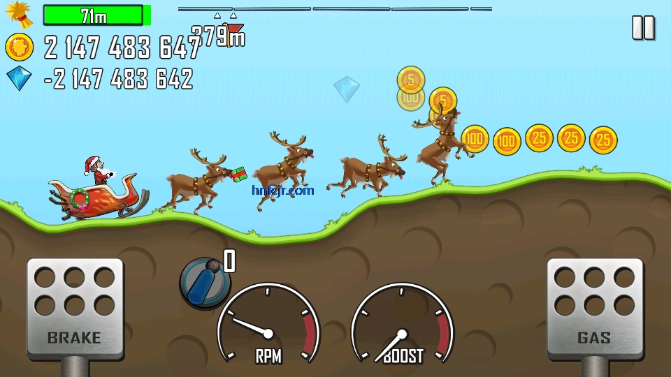 ��ɽ����999999���999999��ʯ��(Hill Climb Racing)