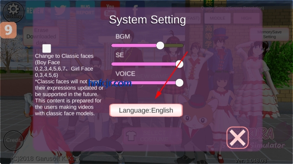 ӣ��У԰ģ����(�·�װ)�޹��(SAKURA SchoolSimulator)