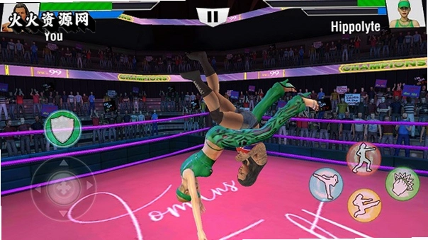 ��Ů��ˤ��ģ�������İ�(Bad Girls Wrestling)��ͼ0