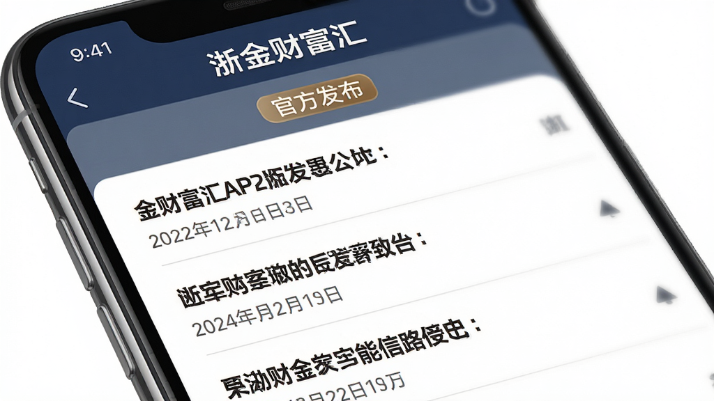 ���Ƹ���APP��Ϣ��¶ҳ�棬��Ļ��ʾ�����б���ÿ�������������ͷ������ڣ��б��Ϸ��С��ٷ���������ǩ���������Ͻ����أ����������޶���Ԫ��