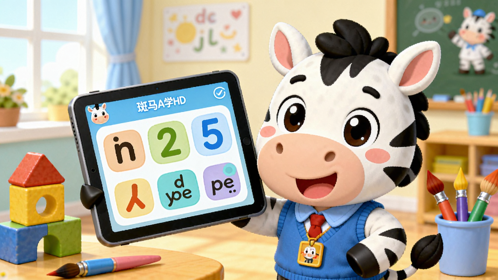 һ����ܰ�Ķ�ͯ���������廭�������ǡ�����AIѧHD���Ŀ�ͨ����һֻ�ɰ��İ�����ʦ������ƽ����ԣ���Ļ����ʾ��ƴ�������ֺ�Ӣ�ﵥ�ʡ���Χ�л�ľ�����ʵ�ѧϰԪ�أ������������Ľ��ң����岼�ֱ������Ű���ã�������¿�ͨ��ϸ�ڷḻ�����ʸ���ɾ����޶���Ԫ�ء�