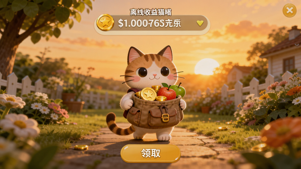 ͼƬչʾ���ֹ�����è����������������棬����������è�䱳��С�����ؼң�������װ���˽�Һ�ˮ�������涥����ʾ���������������·�����ȡ��ť��������Ϧ���µĻ�԰�������ܰ�����ʸɾ��޶���Ԫ�ء�