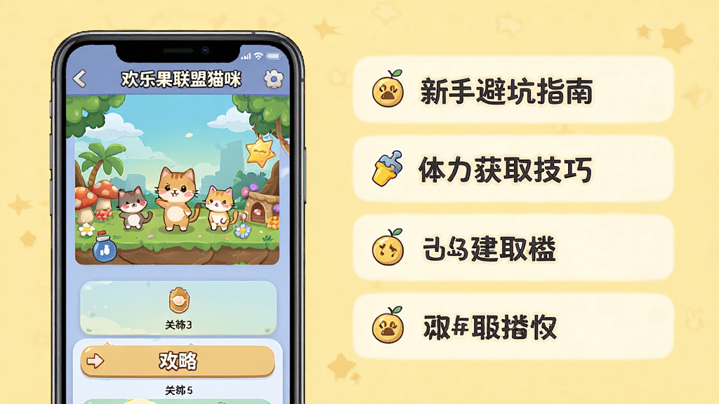 ͼƬչʾ���ֹ�����è�����Ϸ���Խ��棬����������ֻ���Ļ����ʾ��Ϸ�ؿ�ѡ����棬�Ҳ������ֹ����б������������ֱܿ�ָ�ϡ���������ȡ���ɡ�����Ŀ�������ǵ���ɫ����������ˣ����ʸɾ��޶���Ԫ�ء�