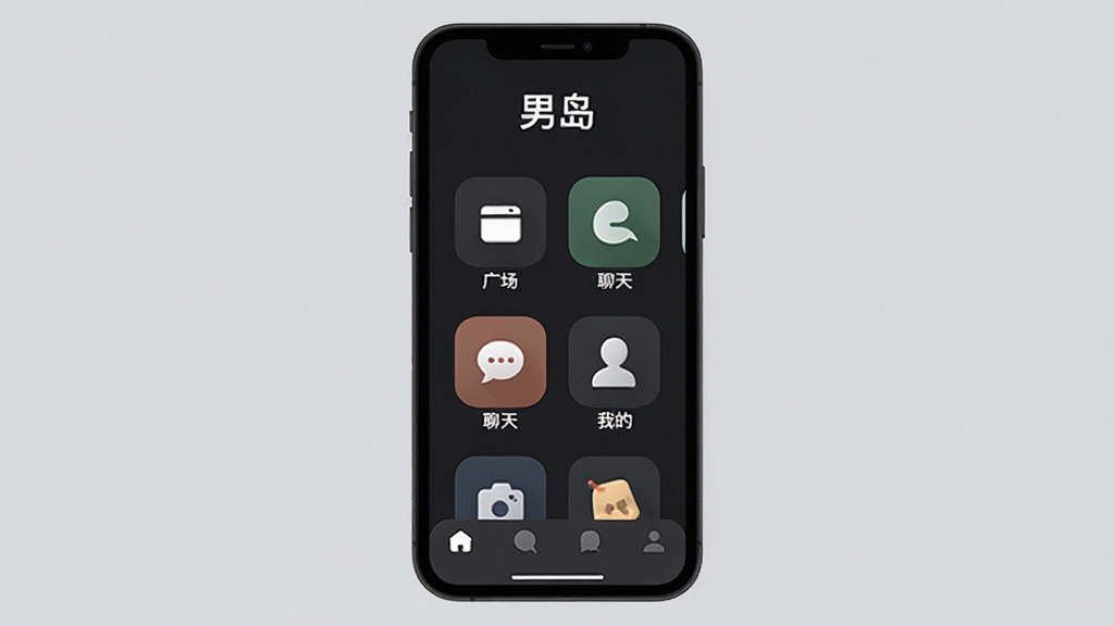 �е�app����������չʾ���ֻ���Ļ����ʾ������ɫ������棬�����С��е������ֱ�־���в��Ǽ����������ͼ���硰�㳡���������족�����ҵġ����ײ��������������������ִ���ƽ��ϸ��Բ�󣬻��ʸɾ��޶���Ԫ�أ�ͻ���罻���ԡ�