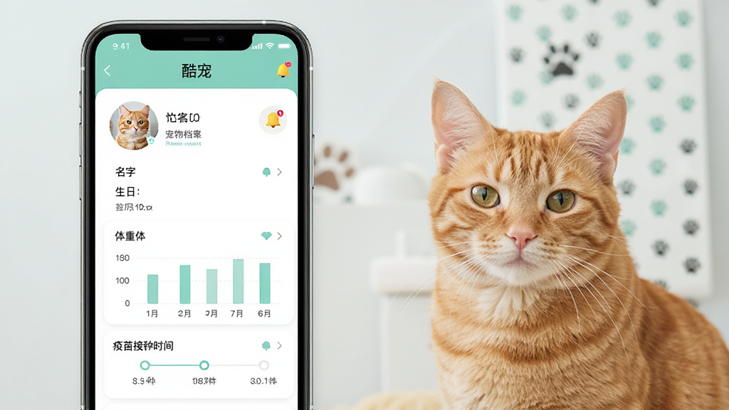 һ��APP���ܽ�����ʾͼ�������ǡ���衱�ĳ��ﵵ��ҳ�棬��ʾһֻ��è����ϸ��Ϣ���������֡����ա�����ͼ�����������ʱ���ᡣ����Ϊ�б�ʽ���Ű���������������£�ϸ����è��ͷ�����������ͼ�꣬���ʸɾ��޶���Ԫ�ء�