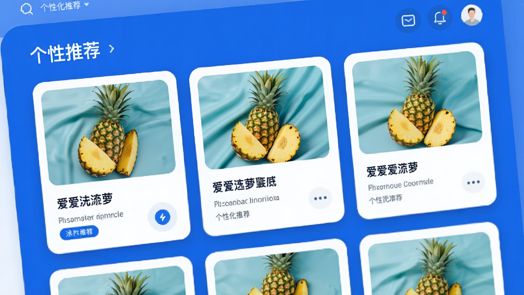 �����ܵĸ��Ի��Ƽ�ҳ�棬չʾһЩ�Ƽ���Ƭ����Ƭ�ϴ�������ͼ�ͱ��⣬������ÿ�Ƭʽ���֣�������ɫ���ִ���Լ���ϸ�ھ��£������������޶���Ԫ�أ����������Ƽ�����