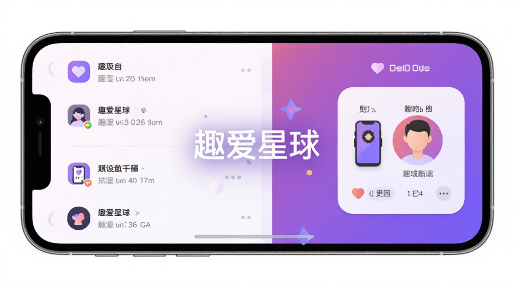 Ȥ������app�����棬�ֻ���Ļչʾ�����б���ƥ�书�ܣ���������ܰ�Ľ�����ɫ���������ִ���࣬��ƽ����ƣ�ϸ��Բ�󣬻��ʸɾ��޶���Ԫ�أ����������С�Ȥ����������