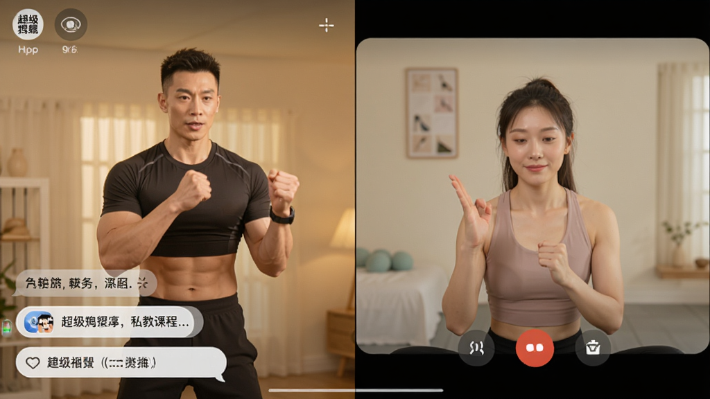 ��������App˽�̿γ���Ƶͨ�����棬��������ʾ��������ѧԱ����Ļ��һ��ѧϰ�������࣬���������������Ƶ���ڣ�ɫ����ů�������������޶���Ԫ��