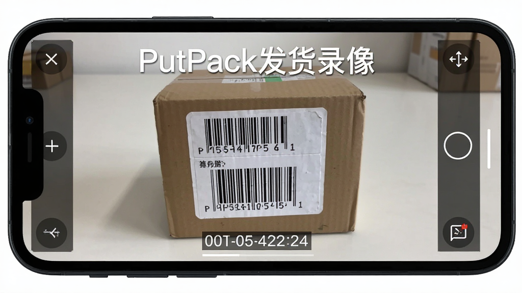 ���壺һ���ֻ���ĻչʾPutPack����¼���¼���棬��������һ����ݰ��������������ɼ������֣�����ռ�ݻ������壬�Ϸ��С�PutPack����¼��ˮӡ���·���¼��ʱ������Ű棺ƽ���ӽǣ�������ˣ����дʵ���ģ���ֻ���Ļ��ʾ��ϸ�ڣ������ϵ�����������������ɱ棬�����Ե��¼����ư�ť�����ʣ�����ɾ����޶���Ԫ�ء�