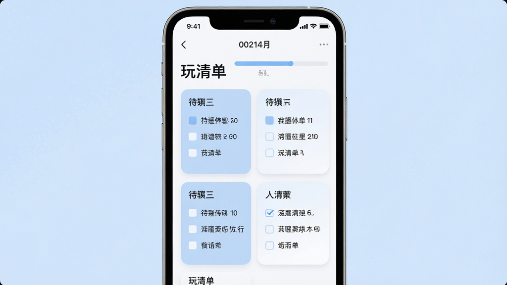 一张手机截图风格的图片,展示