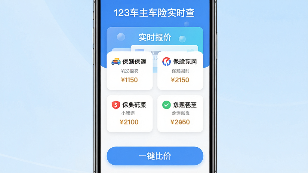 ���壺�ֻ���Ļչʾ��123��������ʵʱ�顱�����棬���涥���С�ʵʱ���ۡ��������м��Կ�Ƭ��ʽ�г����ұ��չ�˾���Ƽ��۸񣬵ײ��С�һ���ȼۡ���ť�����֣������ֻ����У�����Ϊǳ��ɫ���䣬ͻ��APP���档�Ű棺��Ƭʽ���֣���Ϣ����������ִ���ƽ����ɫ��������ϸ��Բ�󡣻��ʣ����壬�ɾ����޶���Ԫ�ء�