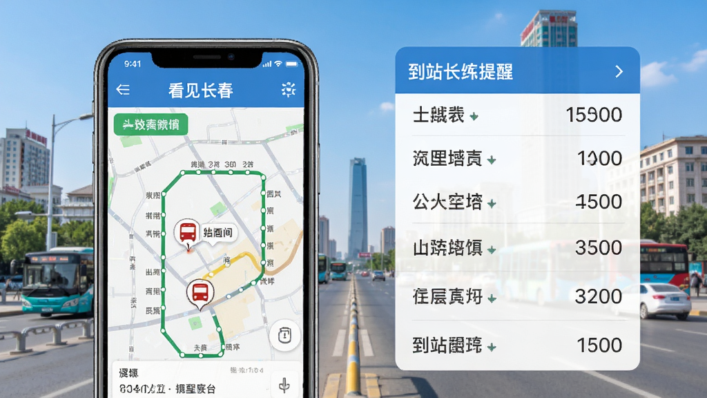 һ��չʾ������������App����ʵʱ��ѯ���ܵ�ͼƬ���ֻ���Ļ��ʾ������·��ͼ�ͳ���λ�ñ�ǣ��Ա���վ���б��͵�վʱ�����ѣ������ǳ����н־�������������������ּ�࣬���ʸɾ����޶���Ԫ�ء�
