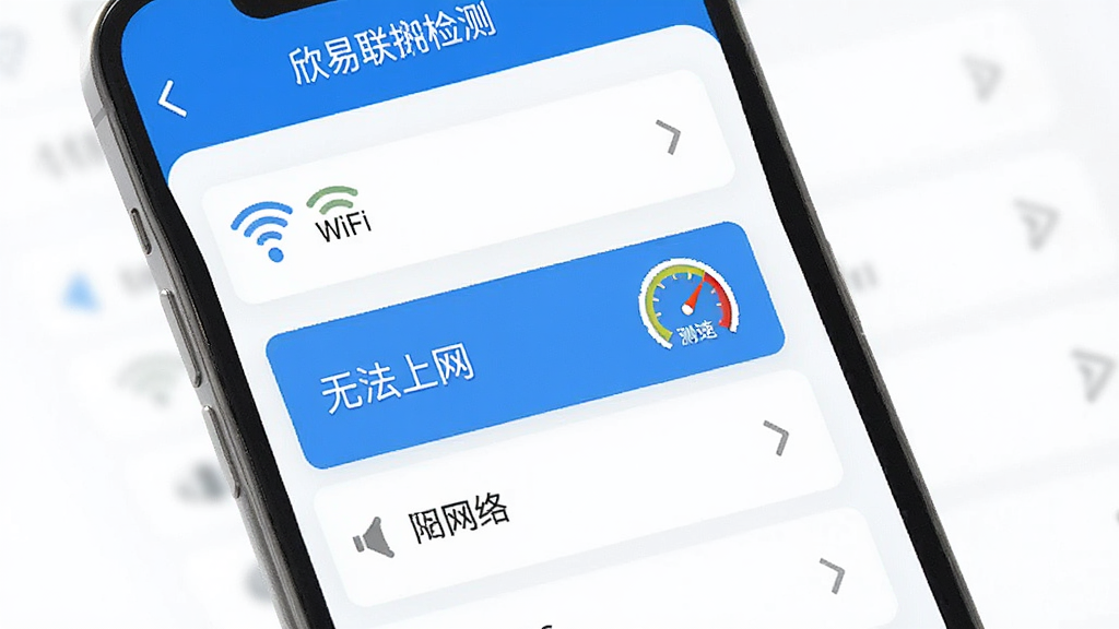 ���������ܼ�⹦�ܽ��棬�ֻ���Ļ����ʾWiFi�б�������һ�����类���Ϊ���޷����������Ա��в����Ǳ���ͼ�꣬�������࣬������ɫ���������������ʸɾ��޶���Ԫ��