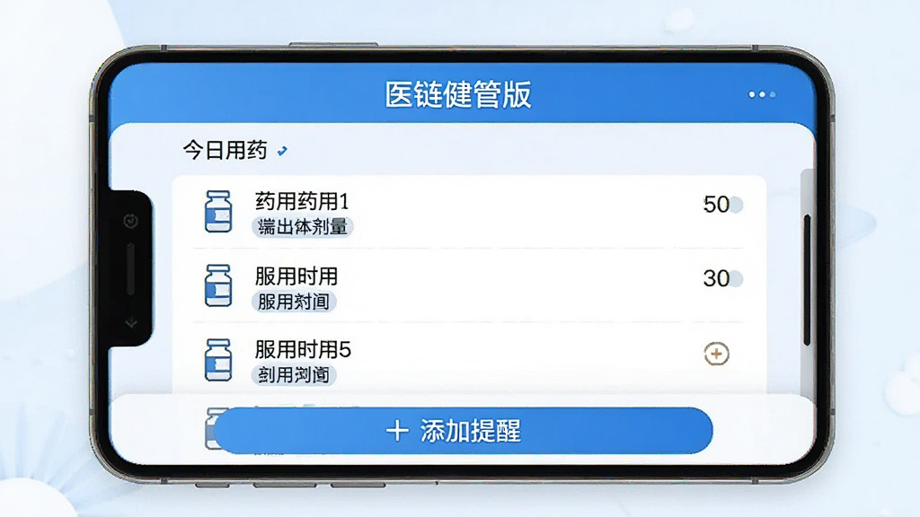 ҽ�����ܰ����ҩ���ѽ��棬��ʾ������ҩ�б���ÿ��ҩƷ�з���ʱ��ͼ�����ǩ������ײ��С��������ѡ���ť�����������£�������ɫ��ͼ�����������ʸɾ���