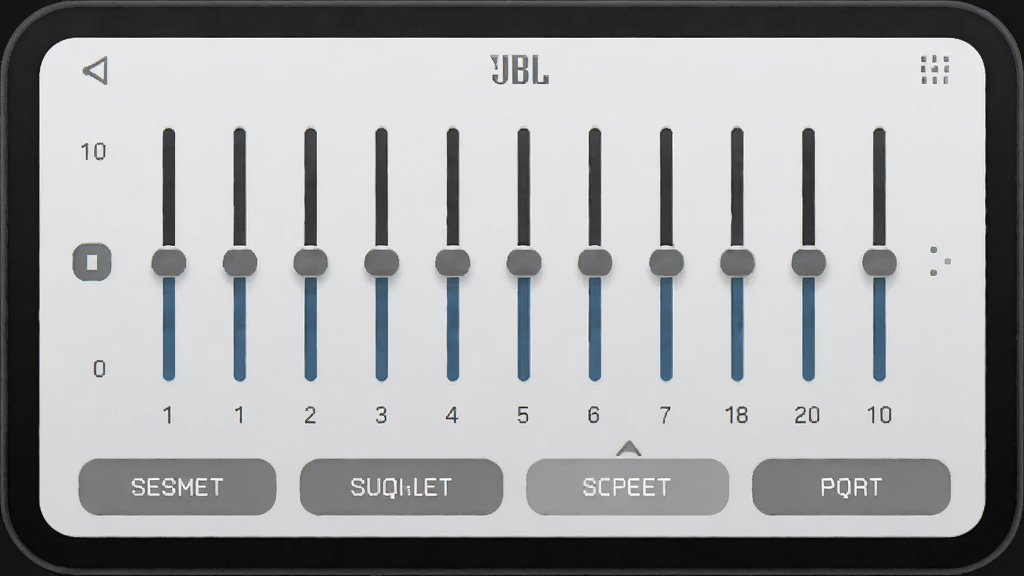 JBL Headphones ���������ڽ��棬�м���10�λ��������ײ���Ԥ����Ч��ť������Ϊǳ��ɫ����������������ƽ��ϸ��Բ�󣬻��ʸɾ��޶���Ԫ��
