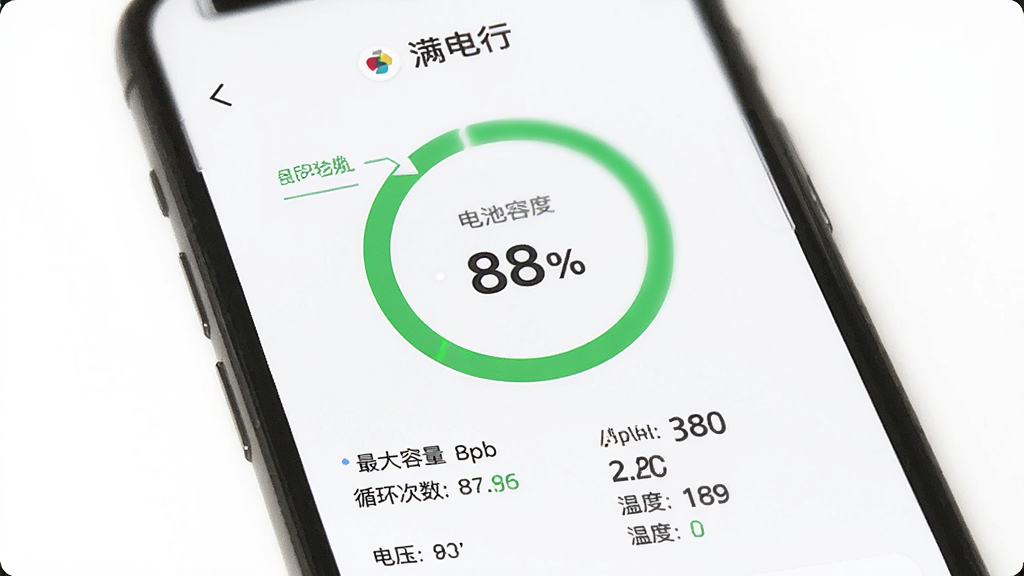 �������С�App��ؽ������ҳ�棬��Ļ������ʾ��ؽ�����88%����Բ�ν�����չʾ���·��г����������ѭ����������ѹ���¶ȵ����ݣ���������ɫ�����������׶������ʸɾ����޶���Ԫ��