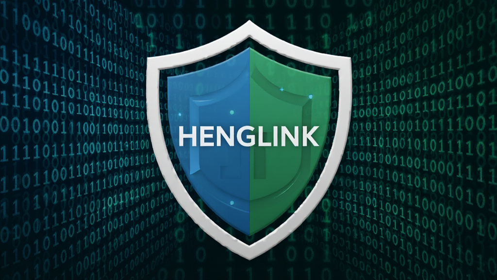 һ������ͼ��λ�ڻ������룬�������С�HENGLINK������������Ϊ�����ƴ��������ĳ���ͼ����ʹ����ɫ����ɫɫ����������ȫ�����Σ�����ɾ����Ƽ���ǿ�����壬�޶���Ԫ�ء�