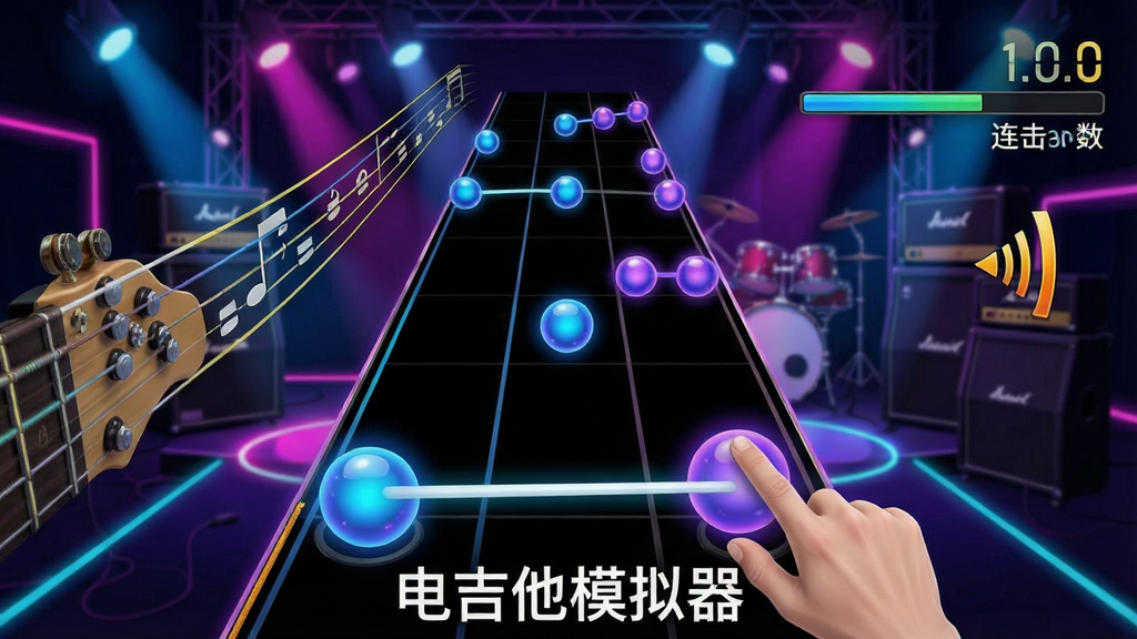 һ���缪��ģ������Ϸ����ϰģʽ�Ľ����ͼ������������������������ʽ�������������ײ��С��缪��ģ����������������������ɫ������֣������ָ�ڹ���ϰ��ң���Ļ�Ҳ���ʾ�������͵÷֣��������޺��װ�ε�������̨�����廭�綯���ſᣬUI�������������ʸɾ��޶���Ԫ�ء�